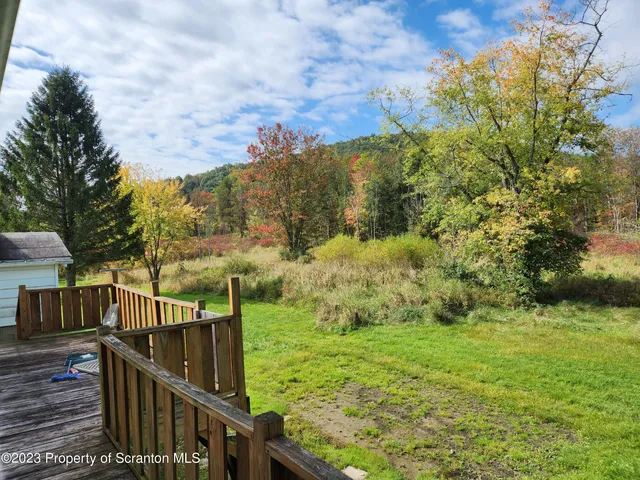 a view of a pathway both side of building