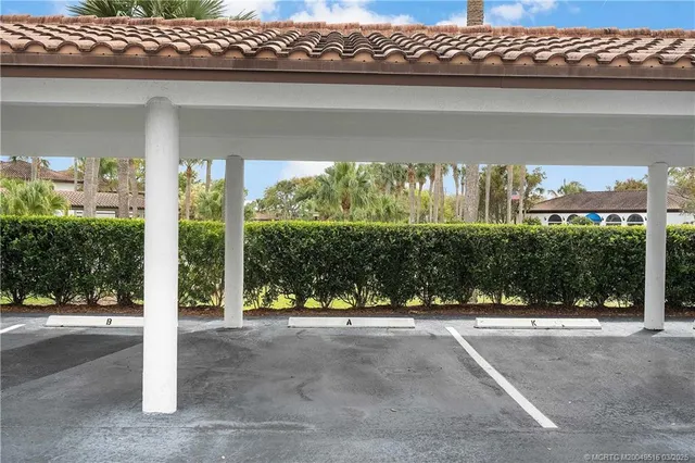 a view of a building with a street