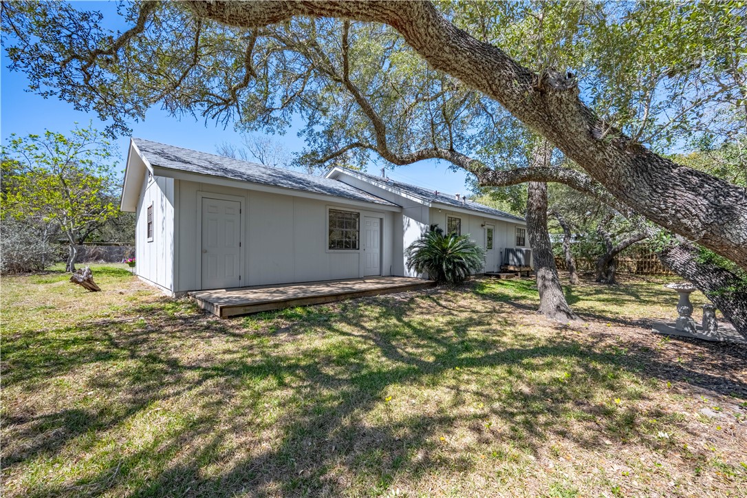 606 North 7th Street Fulton, TX 78382 - Photo 23 of 32 Back of house/ wood deck