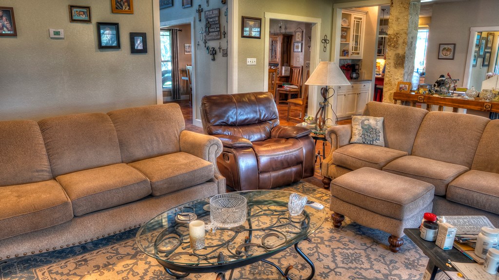 4573 Ranch Road 1120 Rio Frio, TX 78879 - Photo 23 of 71 a living room with furniture and a couch