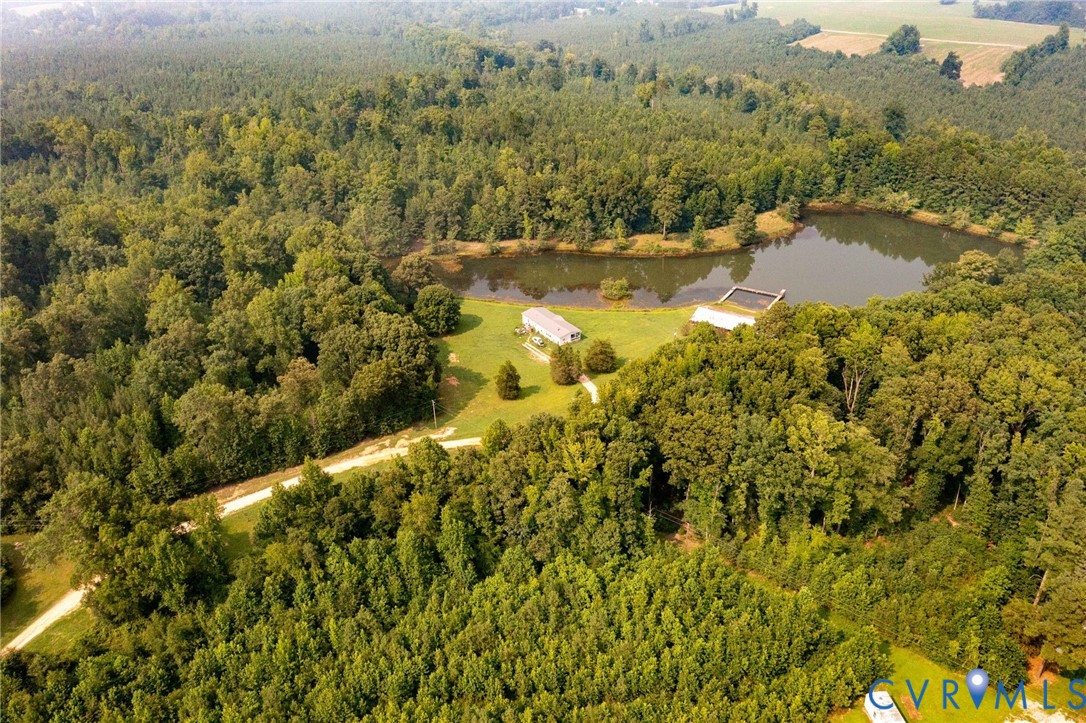 13127 Continental Road Ford, VA 23850 - Photo 4 of 17 Expansive wooded acreage featuring a large pond wi