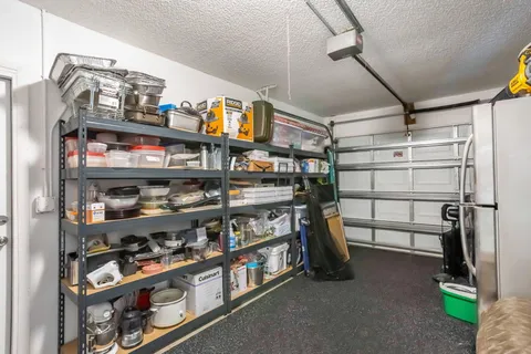 a view of store room with racks