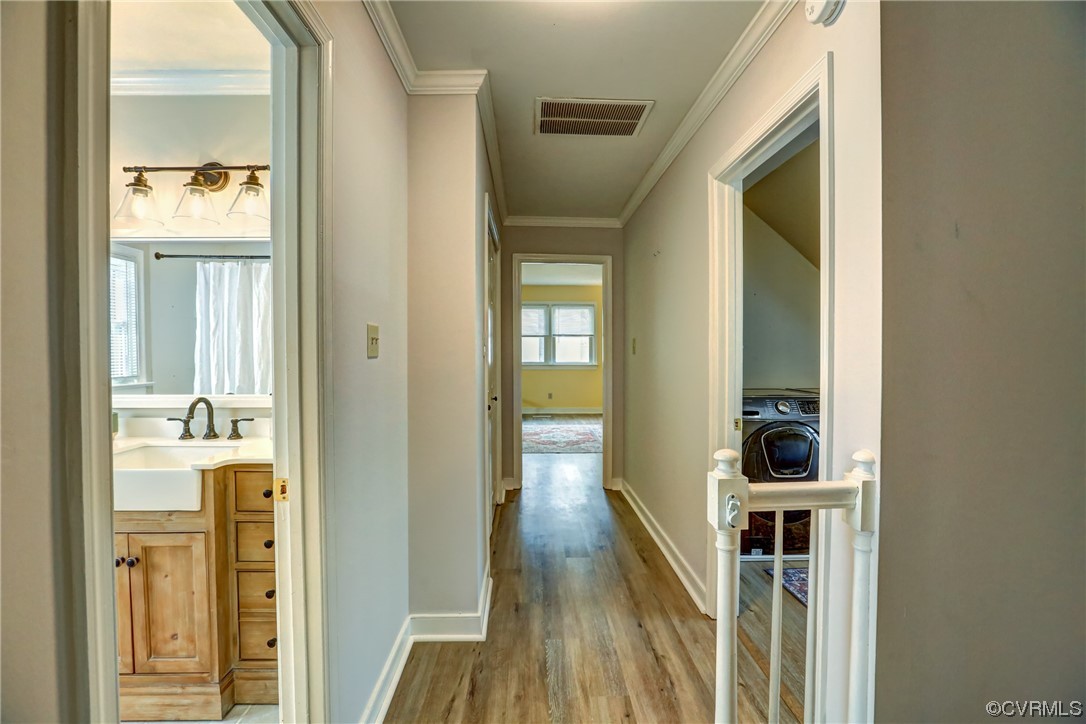 3612 Stoney Ridge Trail Midlothian, VA 23112 - Photo 40 of 49 a view of a bathroom from a hallway