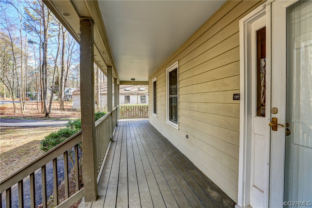 3612 Stoney Ridge Trail Midlothian, VA 23112 - Photo 41 of 49 a view of a balcony with wooden floor