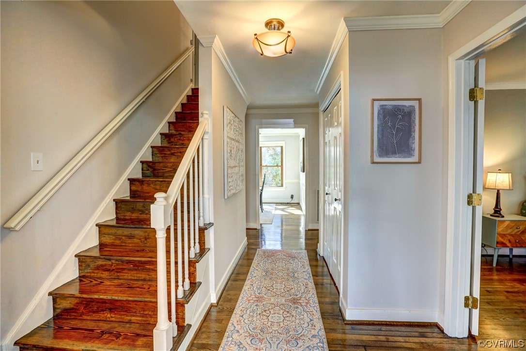 3612 Stoney Ridge Trail Midlothian, VA 23112 - Photo 6 of 49 a view of an entryway with wooden floor