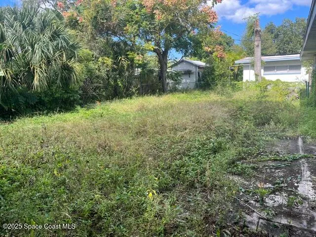 a view of yard with green space