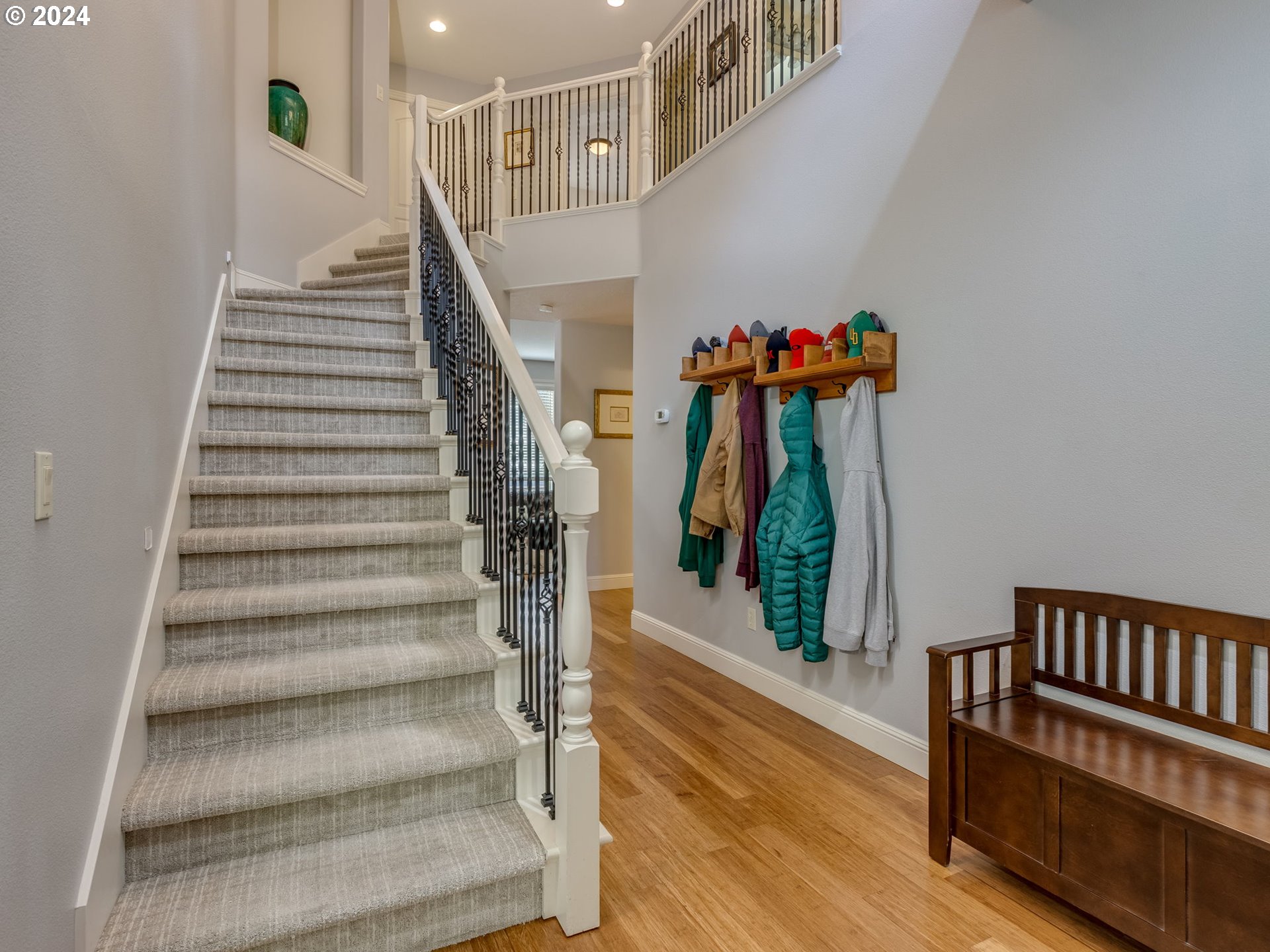 5316 Lower Drive Lake Oswego, OR 97035 - Photo 3 of 25 a view of entryway with wooden floor and front door