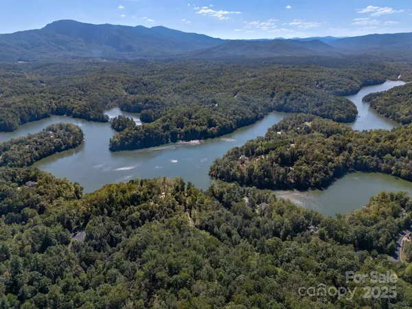 a view of lake and mountain