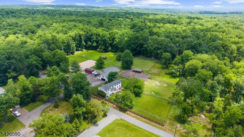 179 Lindbergh Road Hopewell, NJ 08525 - Photo 32 of 46 an aerial view of residential houses with outdoor space and trees