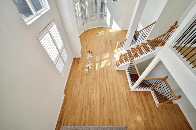 a house with wooden floor