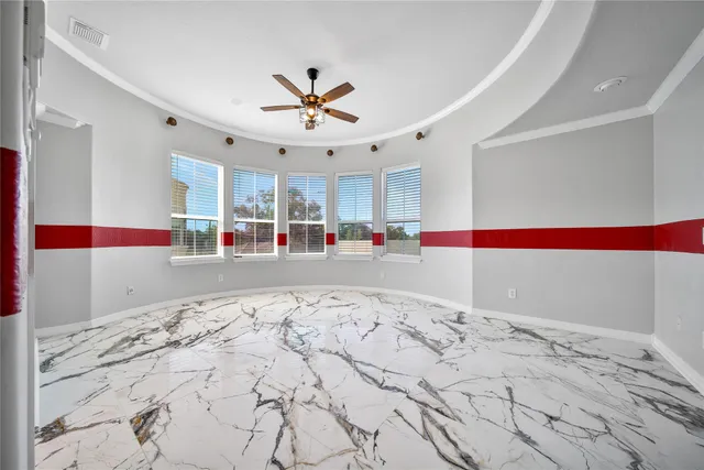 a view of empty room