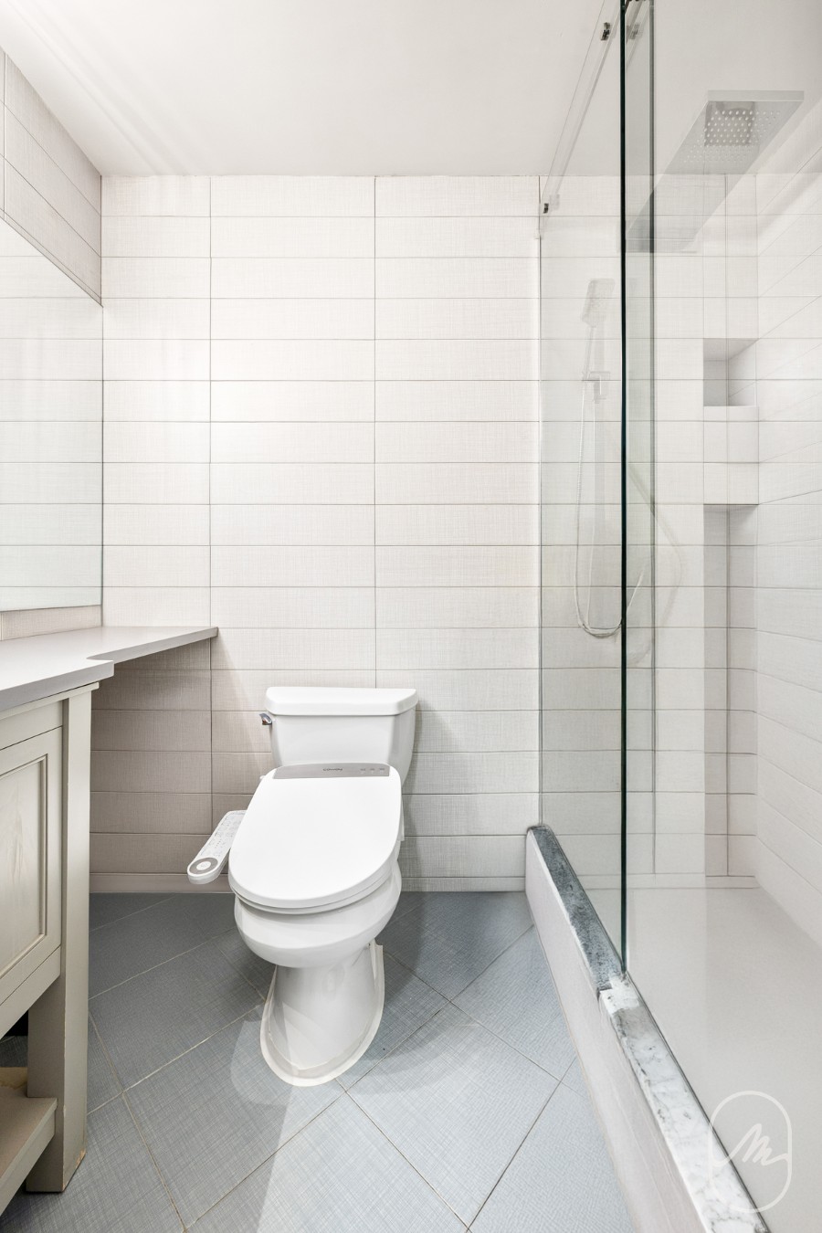 330 East 38th Street, Unit 23Q Manhattan, NY 10016 - Photo 12 of 30 a bathroom with a toilet and a shower