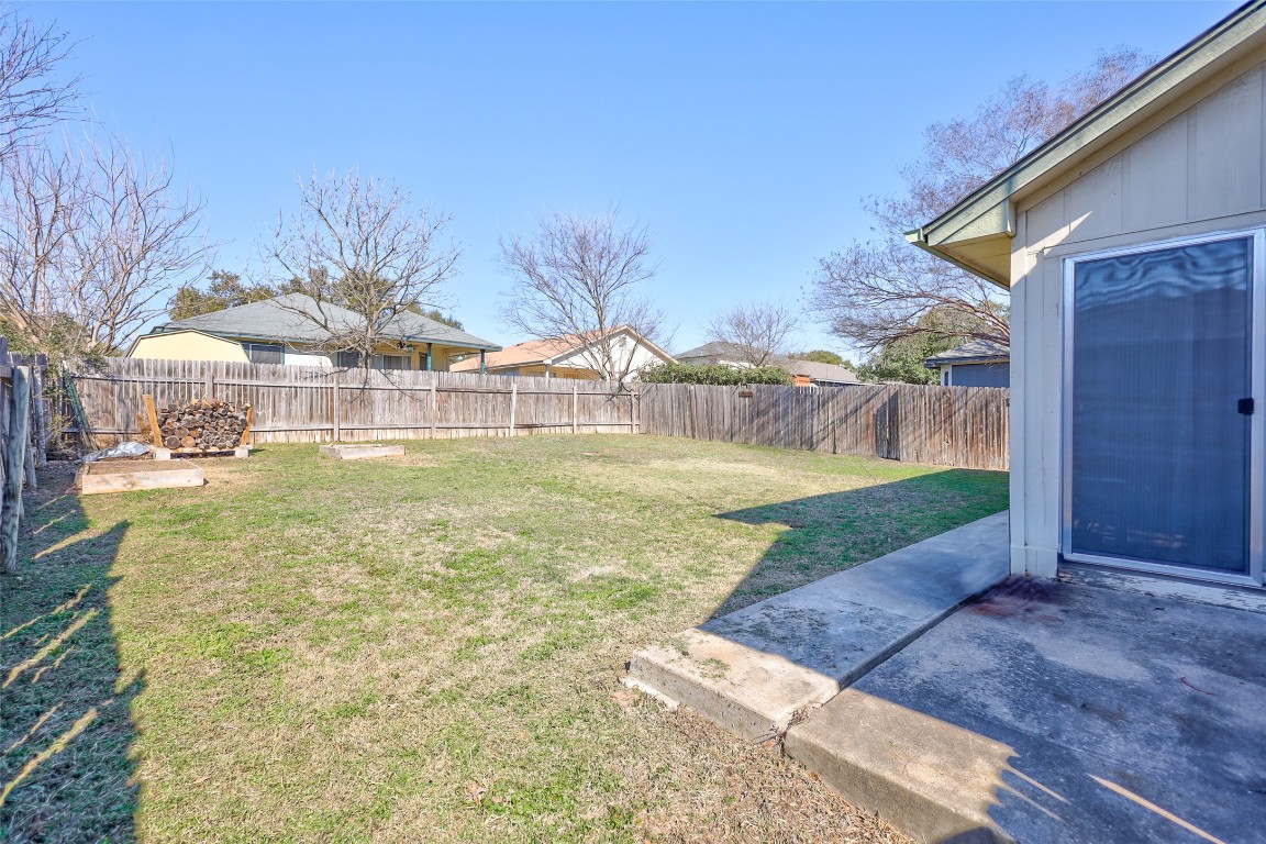 17616 Strontian Pass Pflugerville, TX 78660 - Photo 14 of 20 a view of a patio with a yard