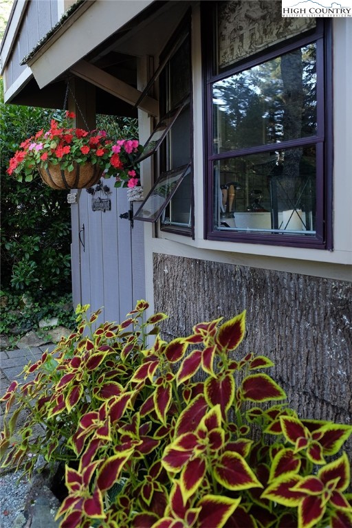 203 Black Pine Road Newland, NC 28657 - Photo 12 of 39 a outdoor space with potted plants