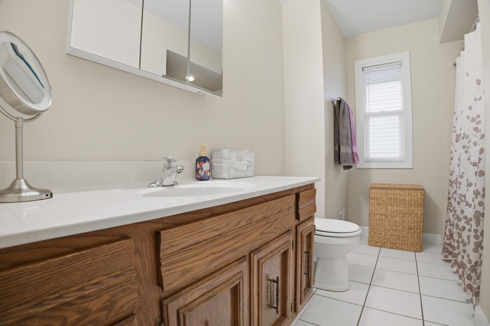 25 Devonshire Circle Elgin, IL 60123 - Photo 12 of 31 a bathroom with a sink a toilet and a mirror