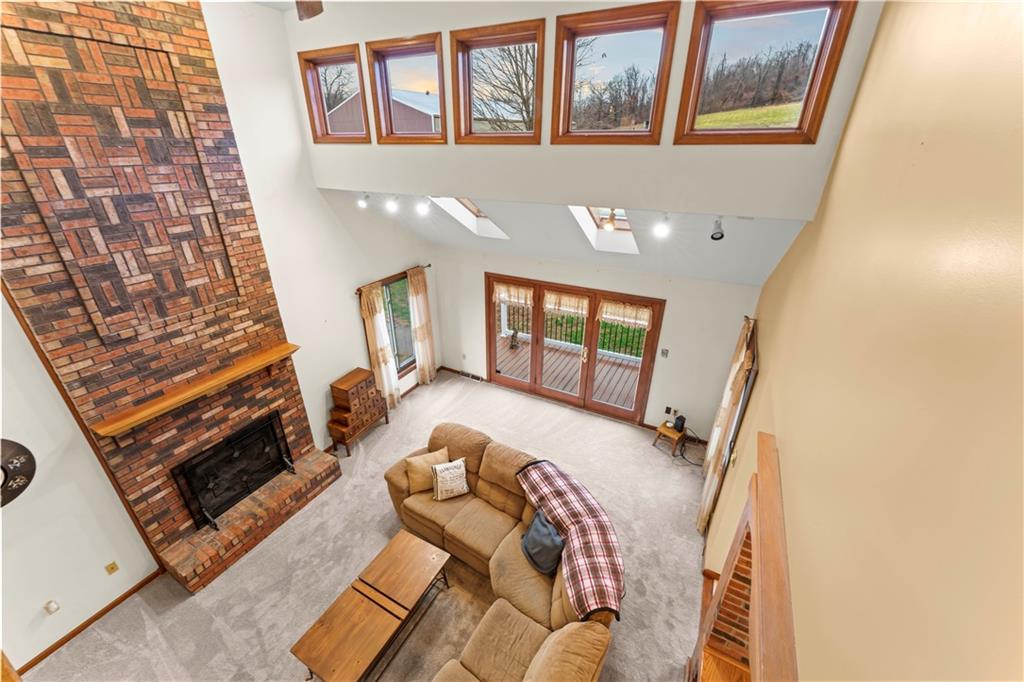 420 Vaneal Road Washington, PA 15301 - Photo 26 of 42 a living room with furniture and a fireplace