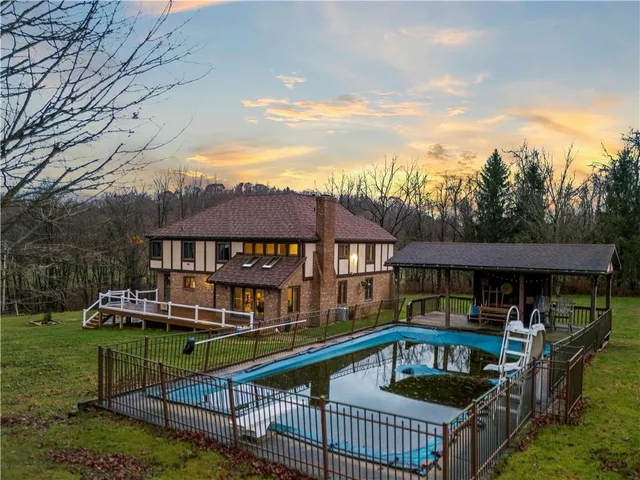 front view of house with a yard