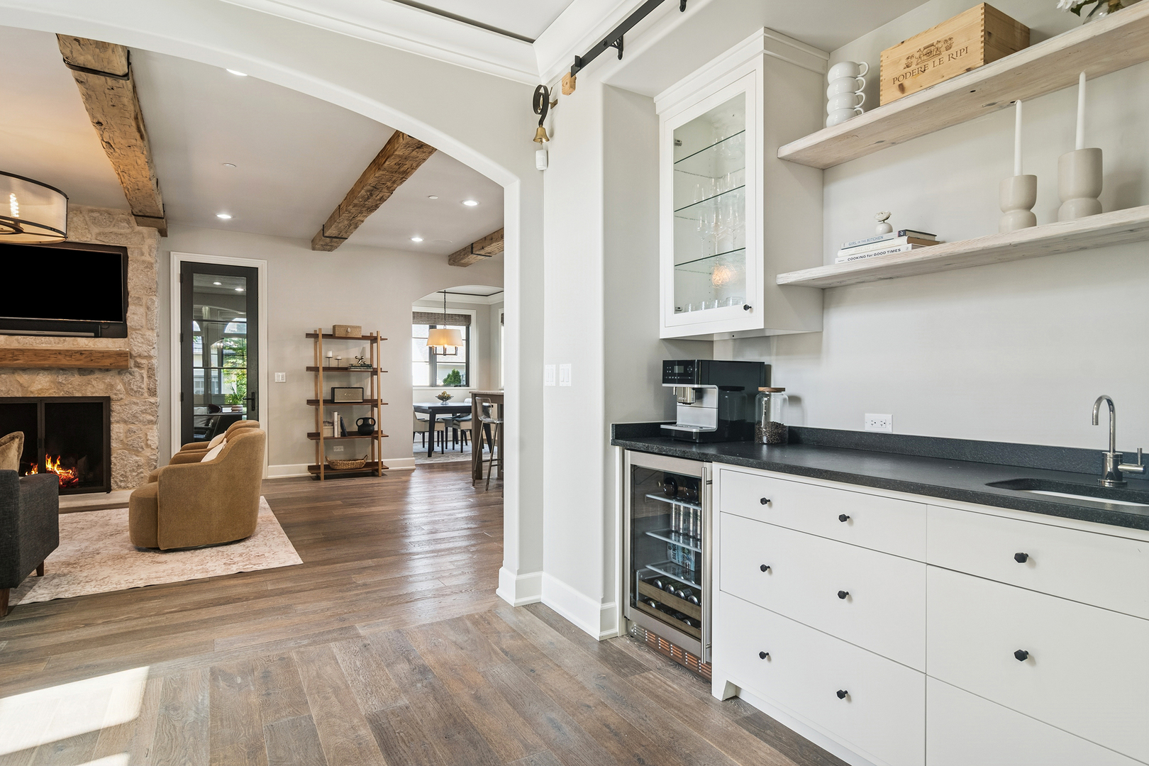 636 South Division Street Barrington, IL 60010 - Photo 15 of 61 a kitchen with stainless steel appliances granite countertop a stove and cabinets