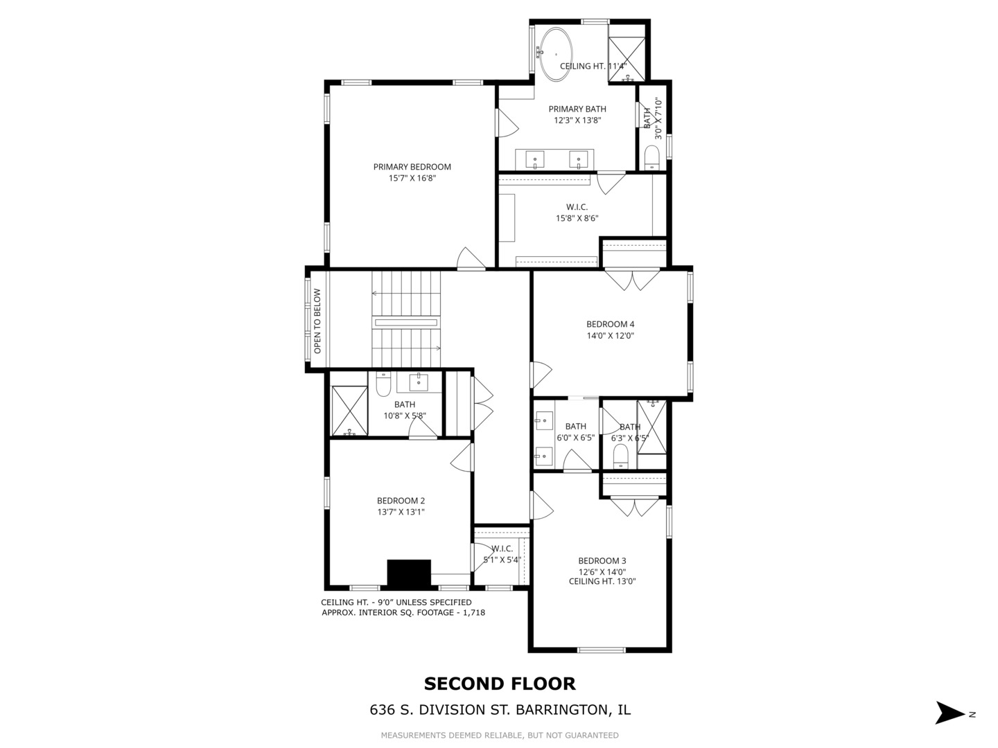 636 South Division Street Barrington, IL 60010 - Photo 59 of 61 a picture of a floor plan