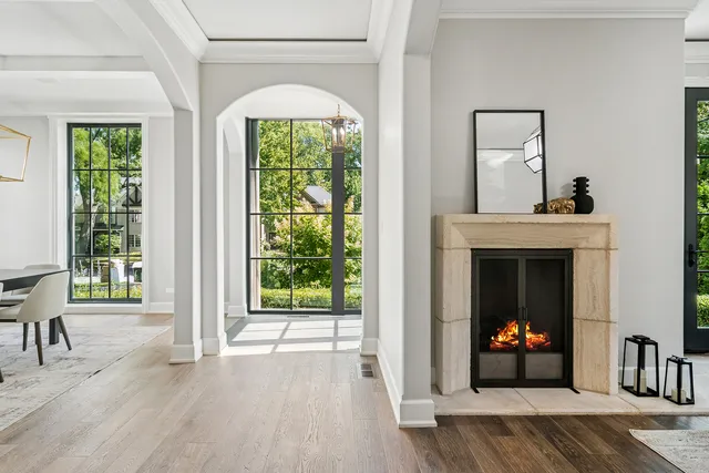 a view of a livingroom with furniture window and wooden floor