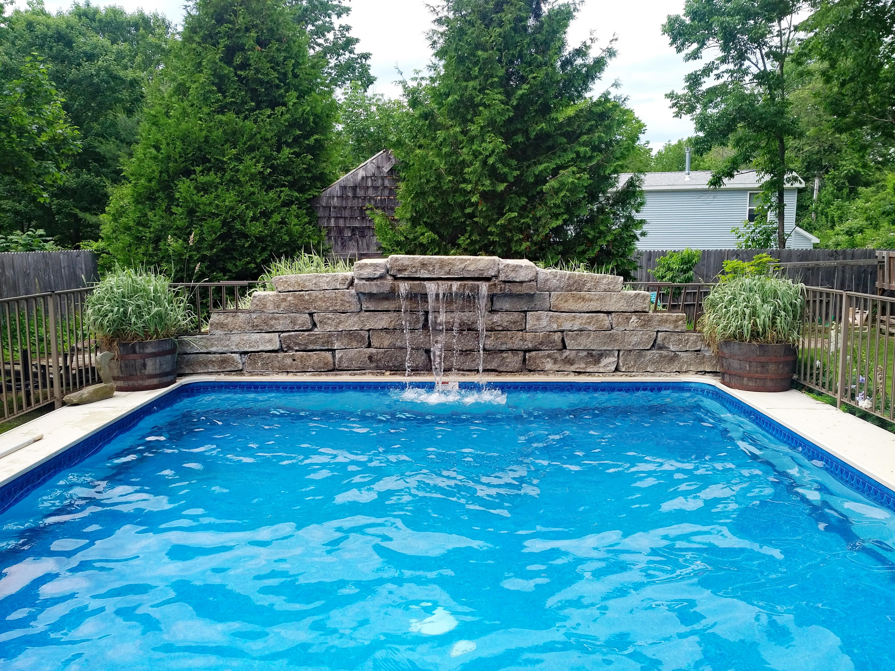 236 Long Sands Road York, ME 03909 - Photo 34 of 40 Above ground pool with fountain
