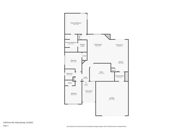 $479,000 | 3109 Dunn Road, Valley Springs, CA 95252