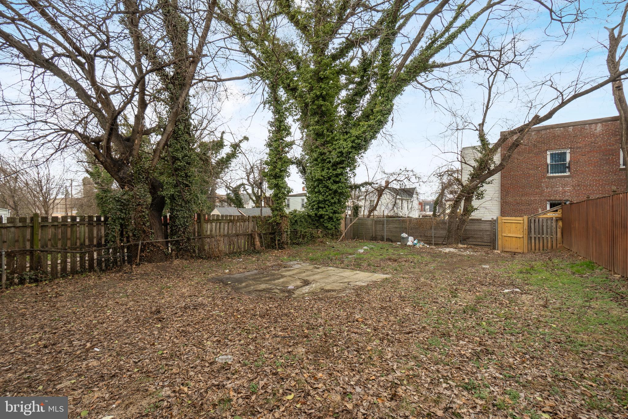 1526 V Street Southeast, Unit 2 Washington, DC 20020 - Photo 23 of 24 a backyard of a house with lots of green space