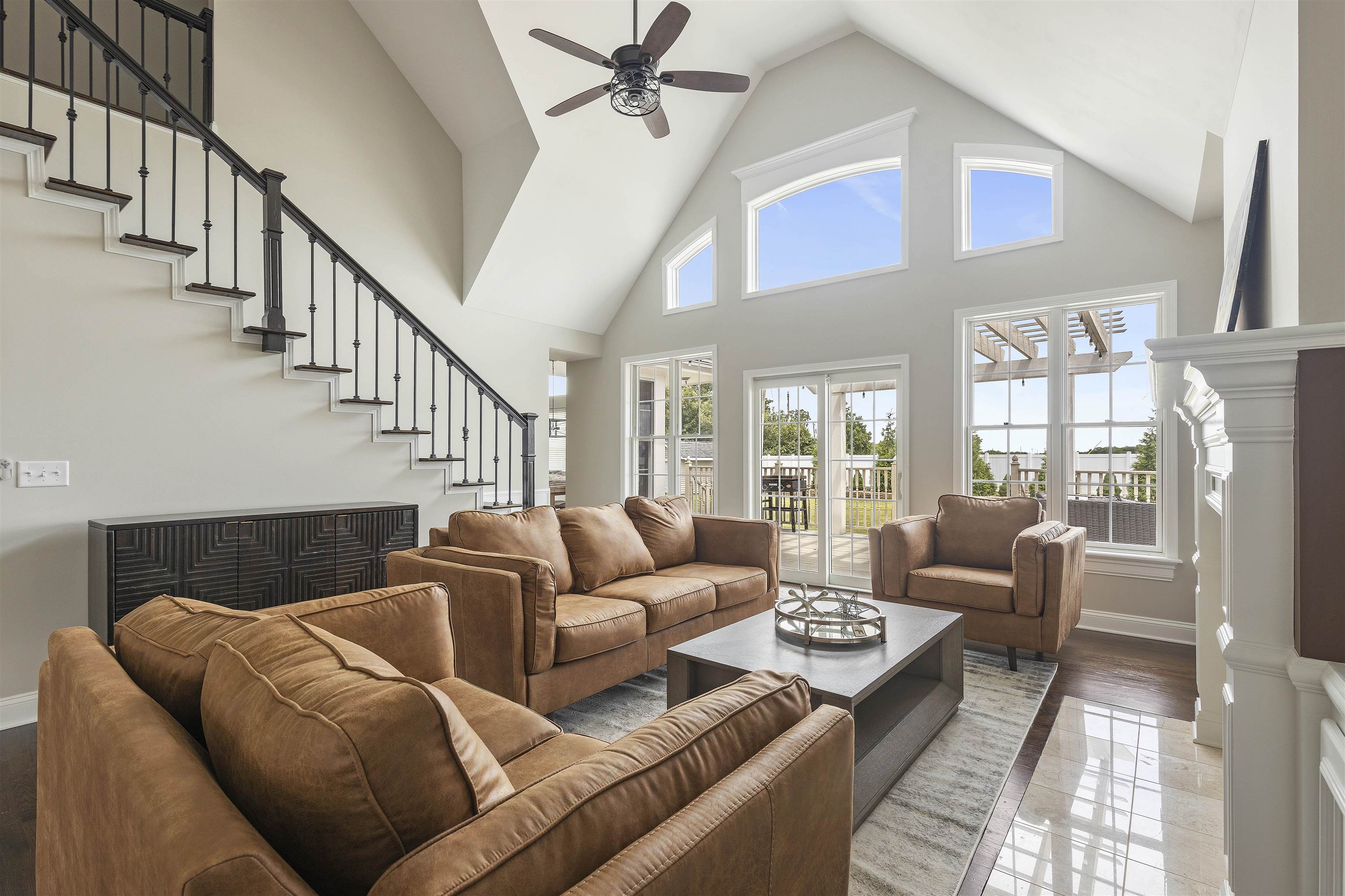 1130 Eagle Chase Drive Seneca, IL 61360 - Photo 17 of 46 a living room with furniture fireplace and a large window