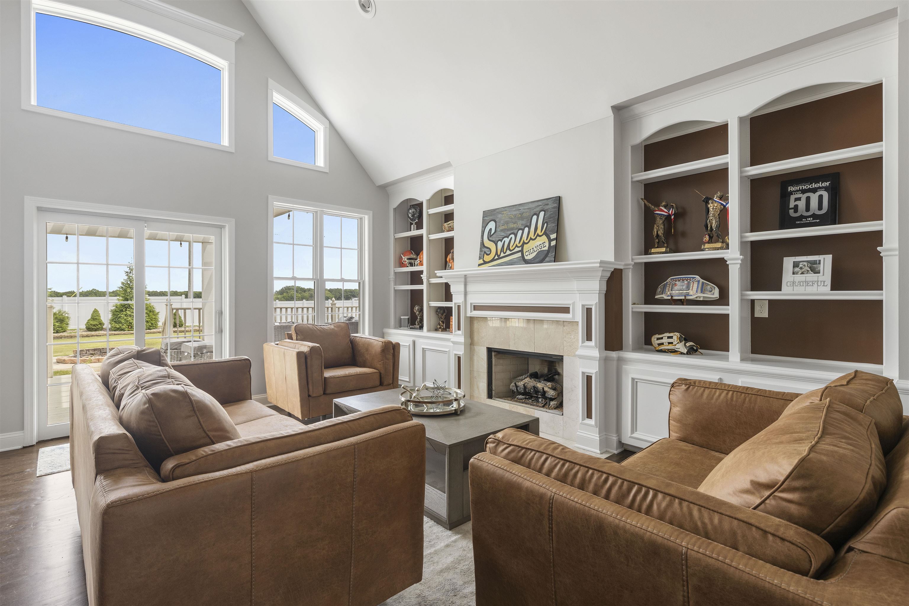 1130 Eagle Chase Drive Seneca, IL 61360 - Photo 18 of 46 a living room with furniture fireplace and cabinet