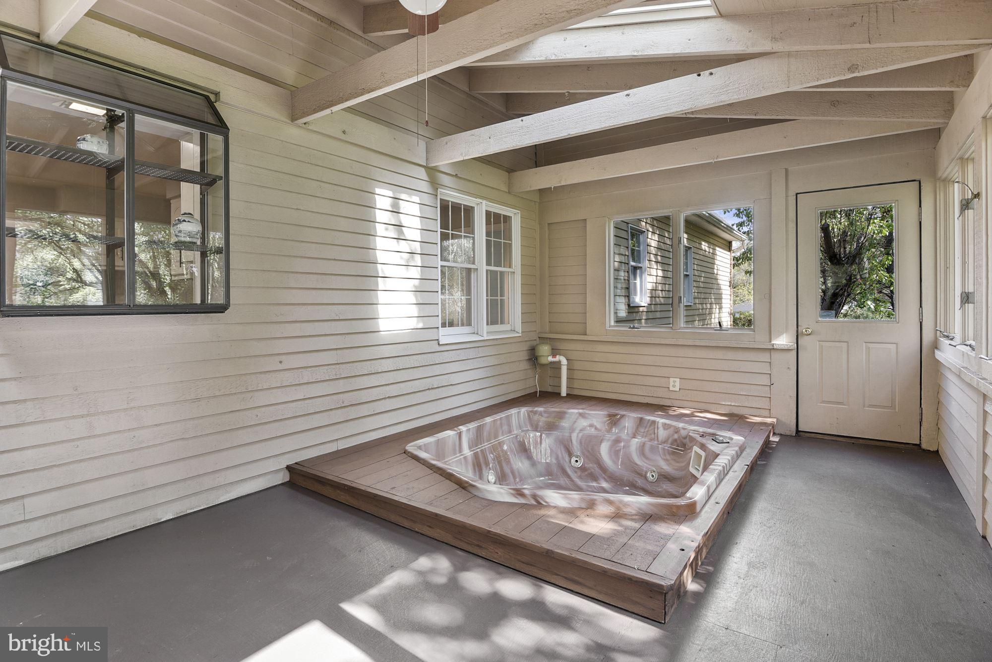 4703 Wards Chapel Road Owings Mills, MD 21117 - Photo 20 of 42 With a hot tub (as-is condition)
