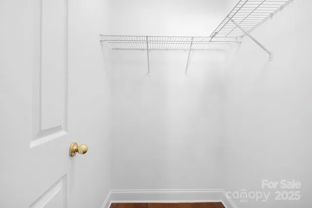 a view of walk in closet