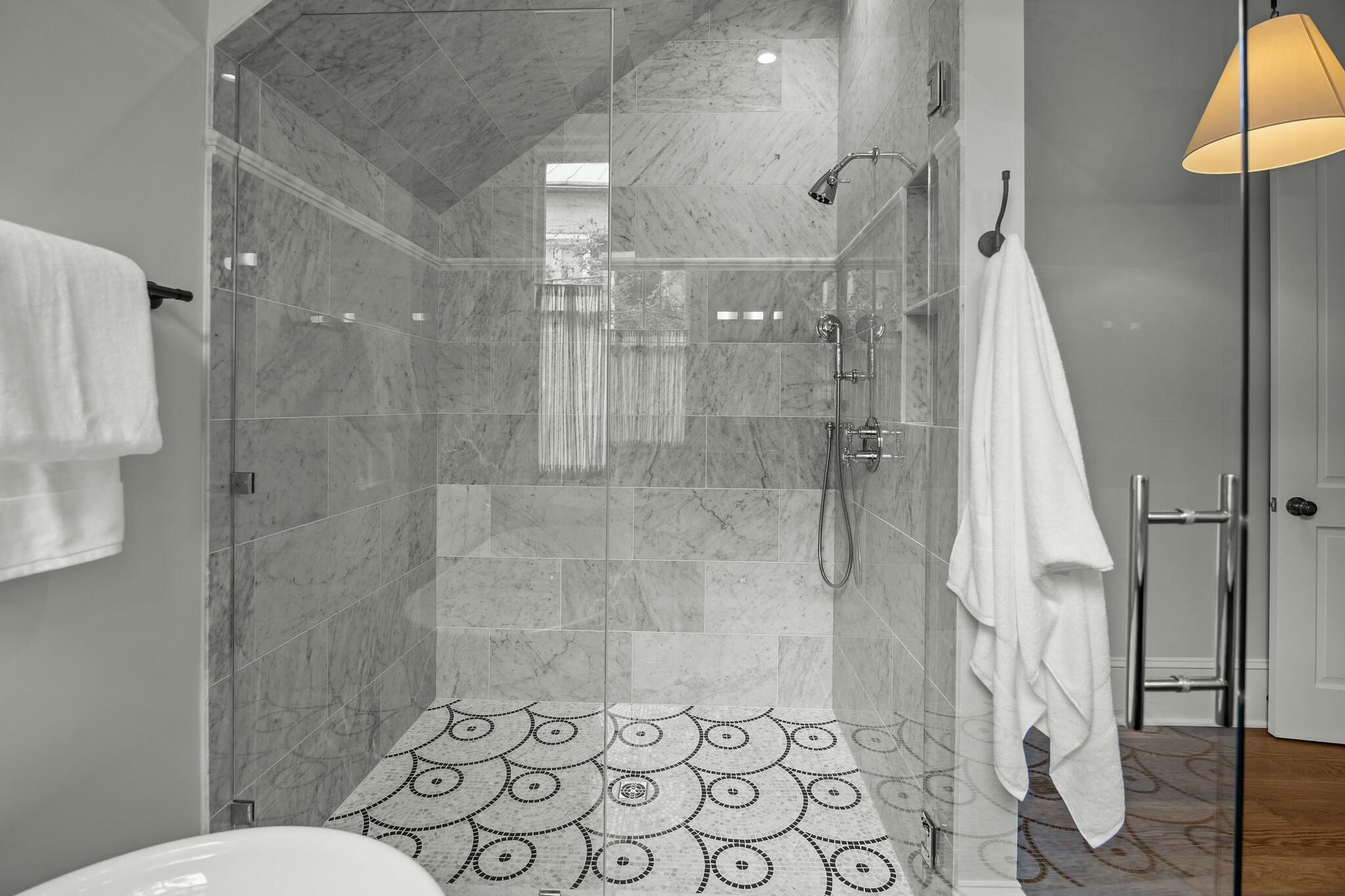 24 Chalmers Street Charleston, SC 29401 - Photo 31 of 58 primary bath shower