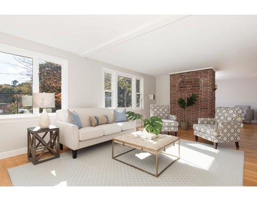 12 Simpson Road Wayland, MA 01778 - Photo 6 of 30 a living room with furniture and a large window