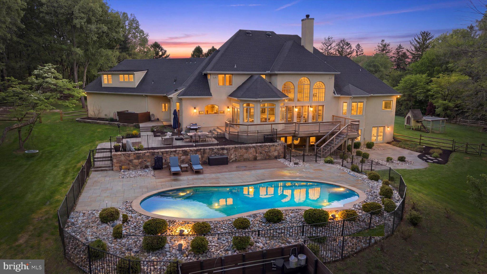 1540 Fairville Road Chadds Ford, PA 19317 - Photo 2 of 84 Elegant home with serene poolside oasis.