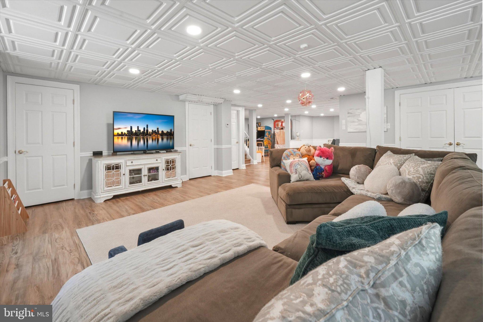 1540 Fairville Road Chadds Ford, PA 19317 - Photo 60 of 84 Cozy basement retreat with modern flair.