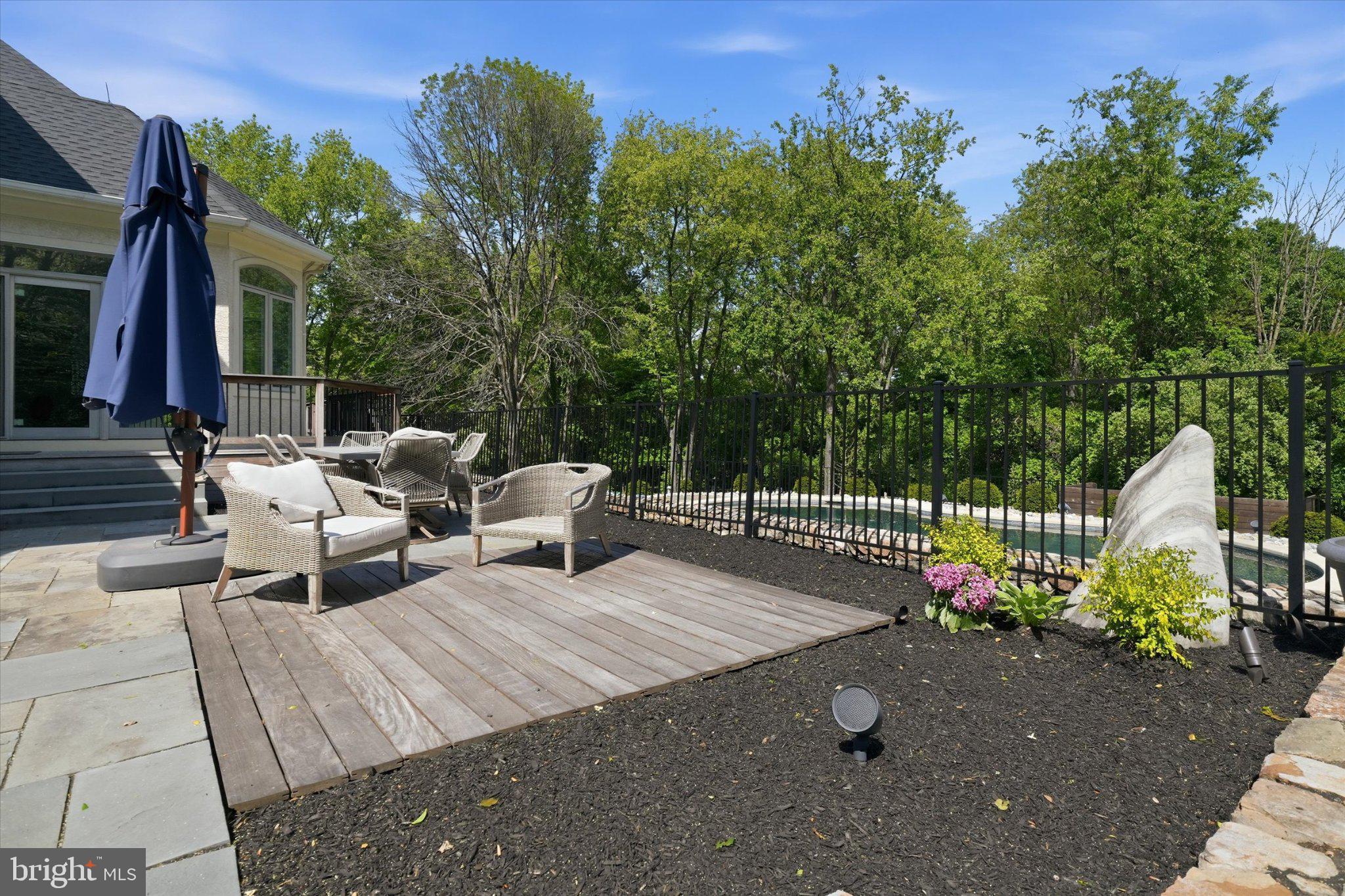 1540 Fairville Road Chadds Ford, PA 19317 - Photo 69 of 84 Serene outdoor retreat with lush greenery.