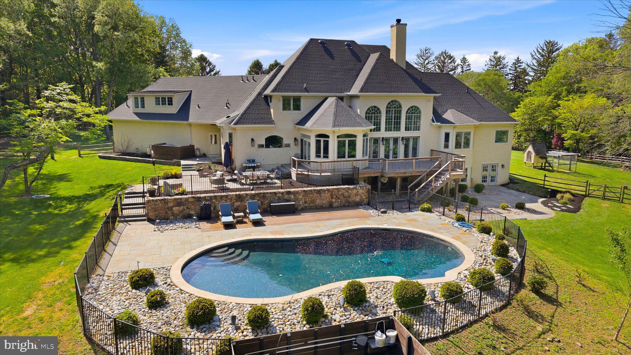 1540 Fairville Road Chadds Ford, PA 19317 - Photo 74 of 84 Elegant home with serene poolside oasis.