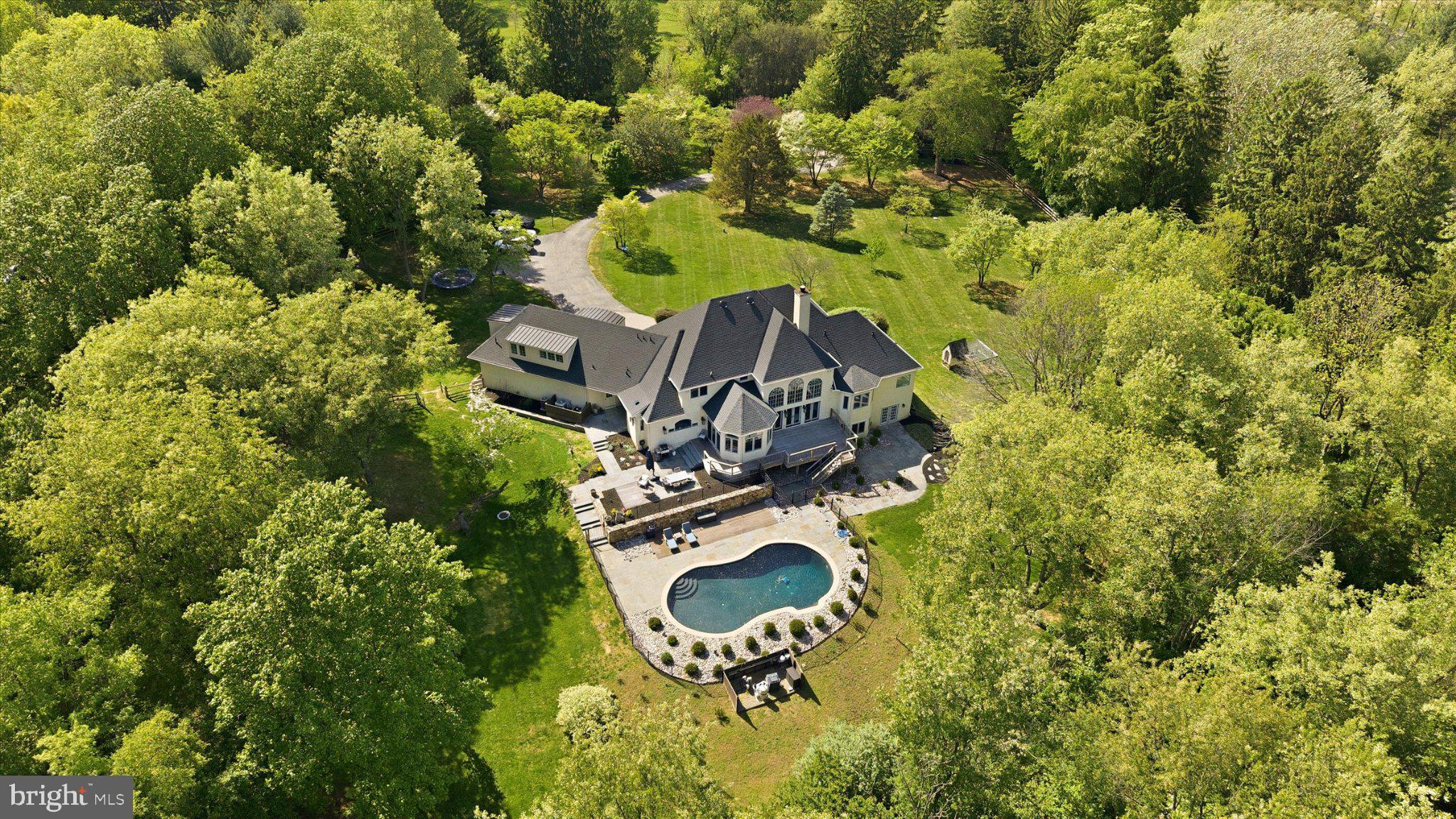 1540 Fairville Road Chadds Ford, PA 19317 - Photo 78 of 84 Serene estate nestled in lush greenery.
