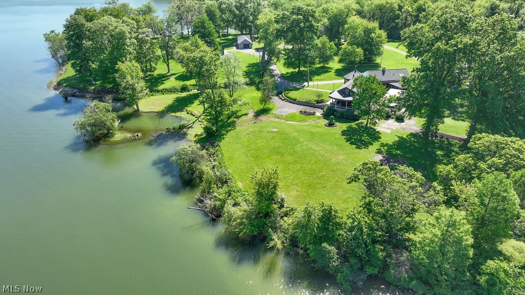 2009 Lakewood Road Southwest Sherrodsville, OH 44675 - Photo 12 of 47 Aerial View of the property overlooking the lake