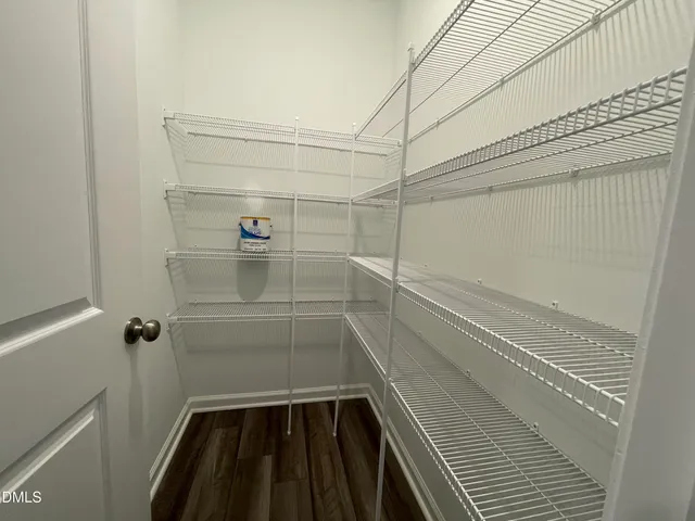 a view of a walk in closet