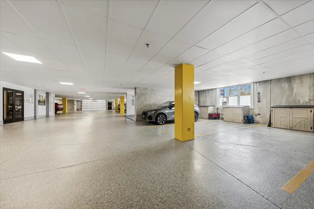 a front view of a building