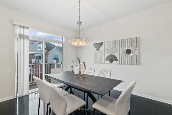2967 Madison Drive Naperville, IL 60564 - Photo 9 of 24 a view of a dining room with furniture window and wooden floor