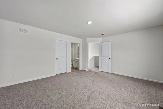 a view of an empty room