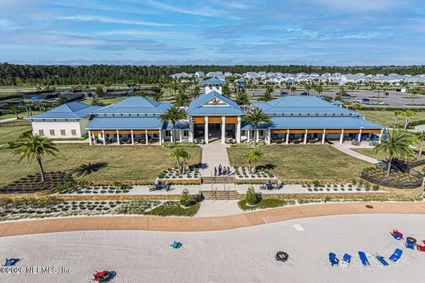 a view of a city with an ocean view