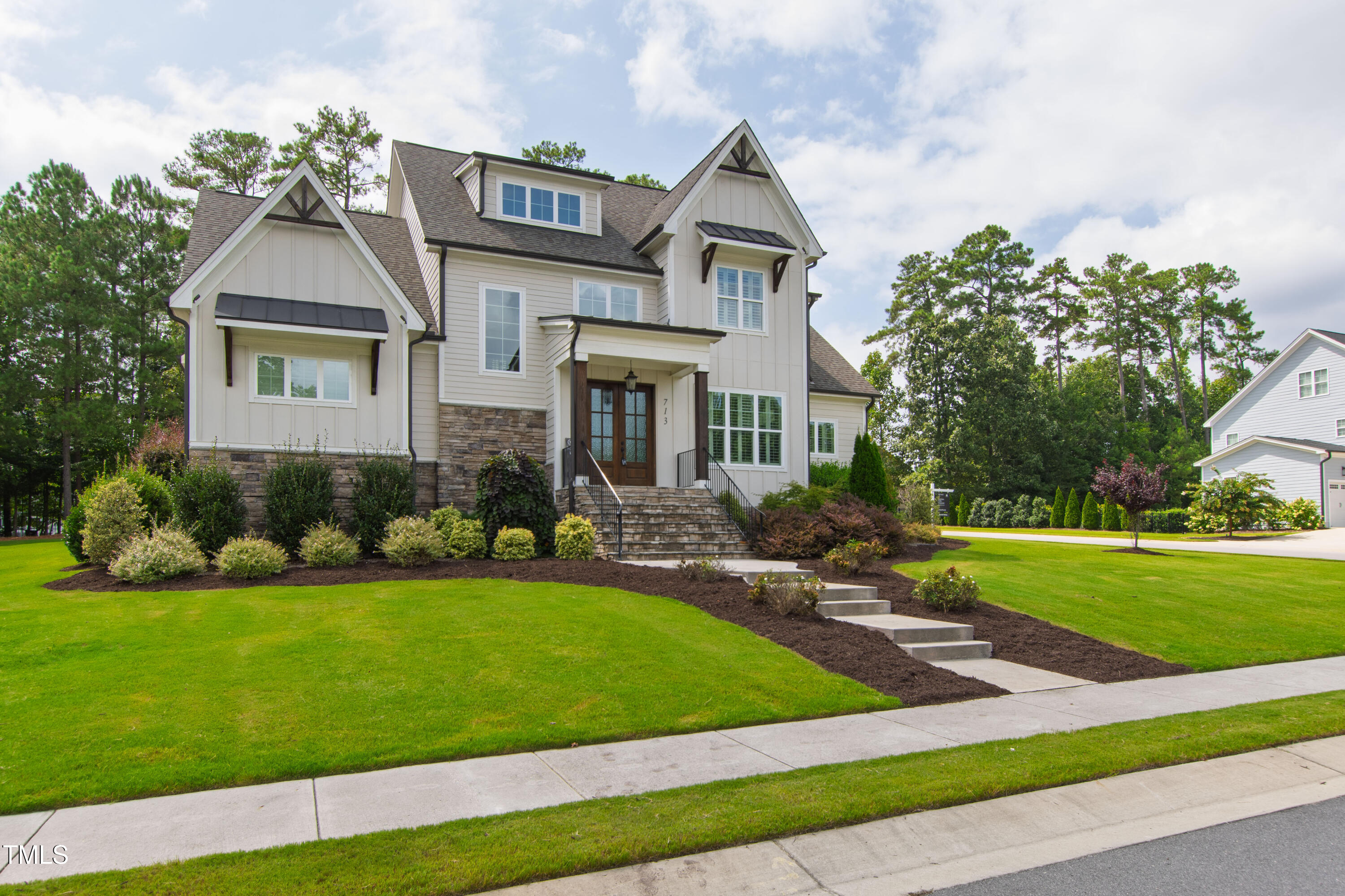 713 Brownwich Street Wake Forest, NC 27587 - Photo 1 of 78 a front view of a house with a yard