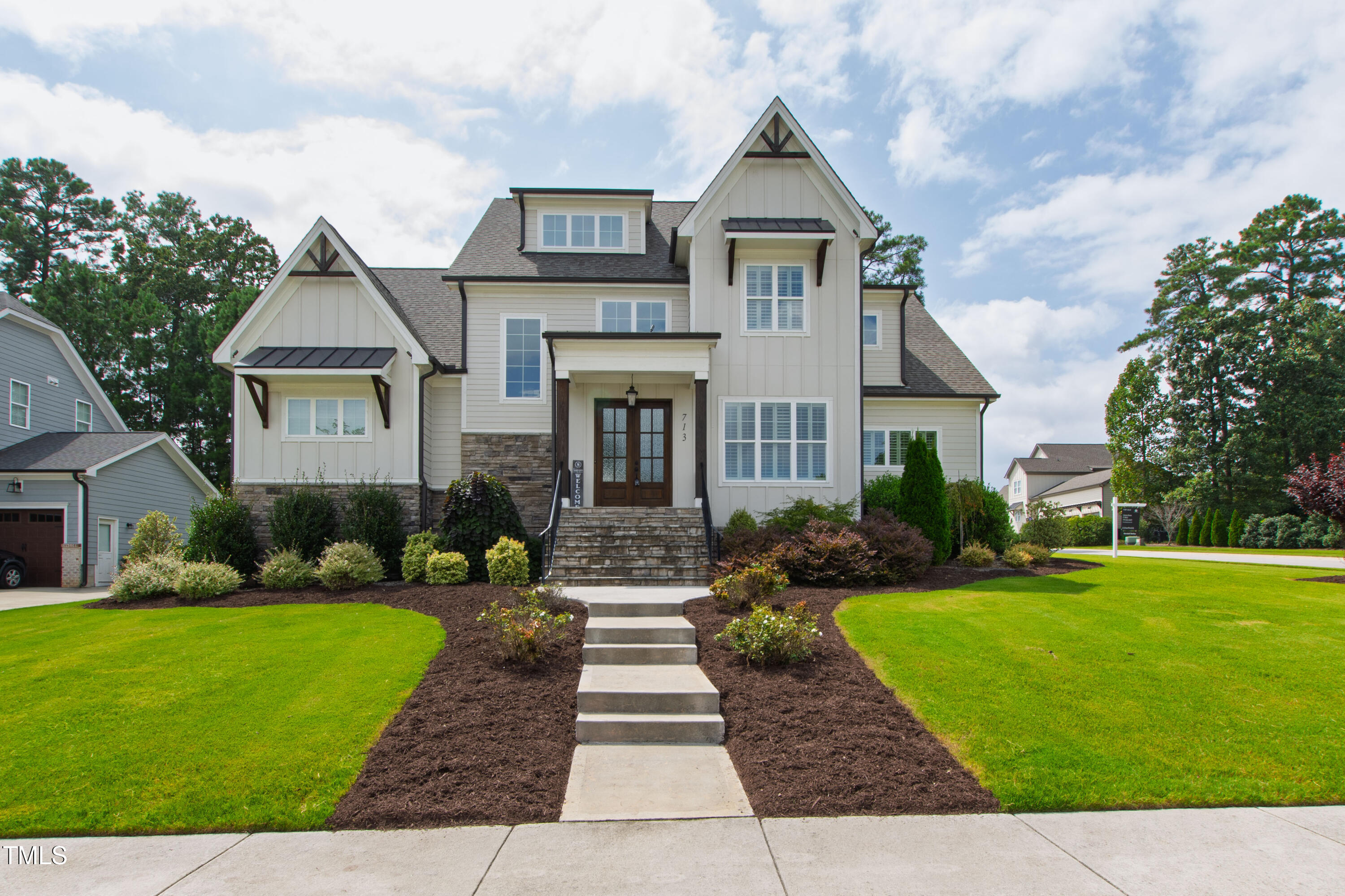 713 Brownwich Street Wake Forest, NC 27587 - Photo 69 of 78 a front view of a house with a yard
