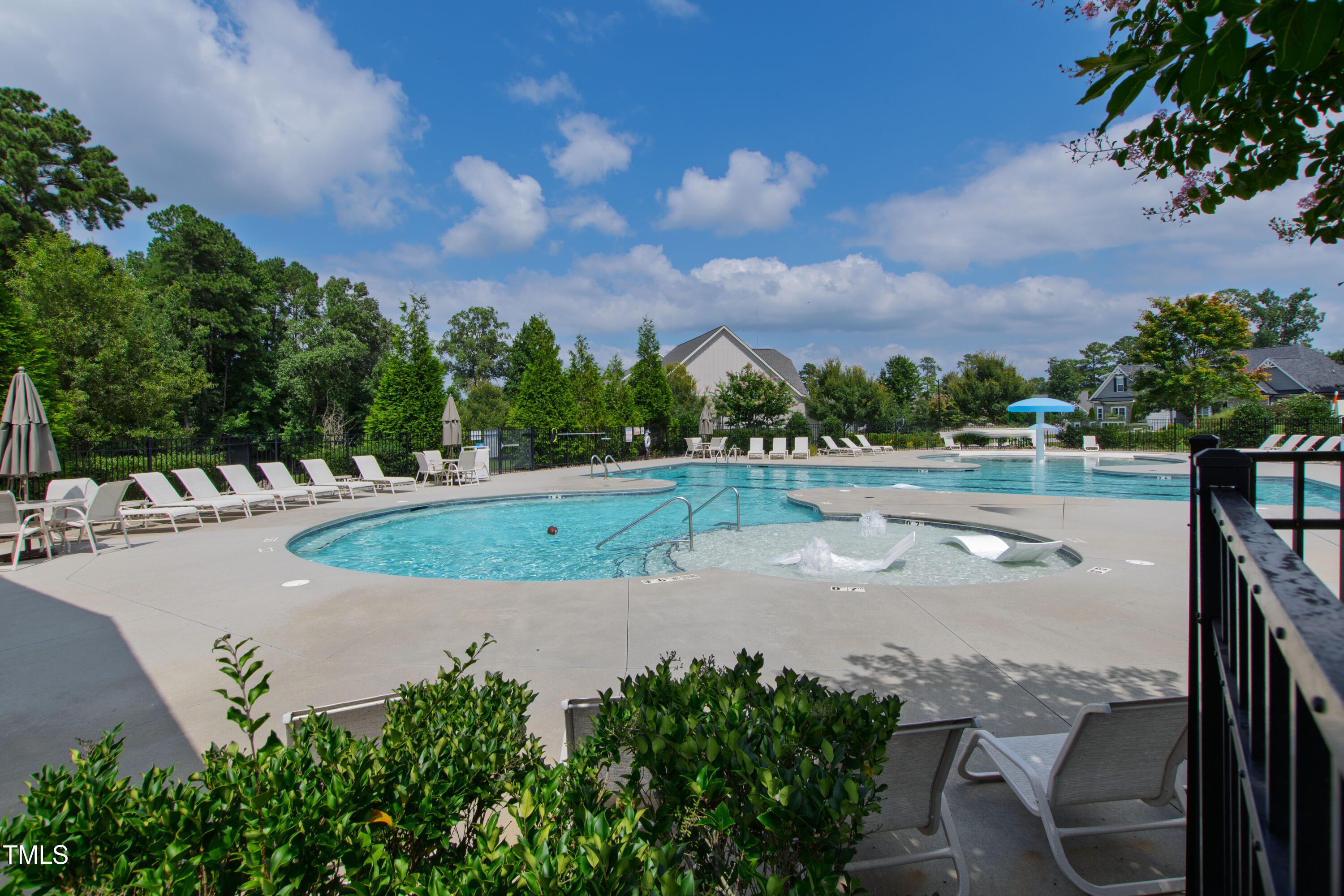 713 Brownwich Street Wake Forest, NC 27587 - Photo 75 of 78 a view of a swimming pool with a yard