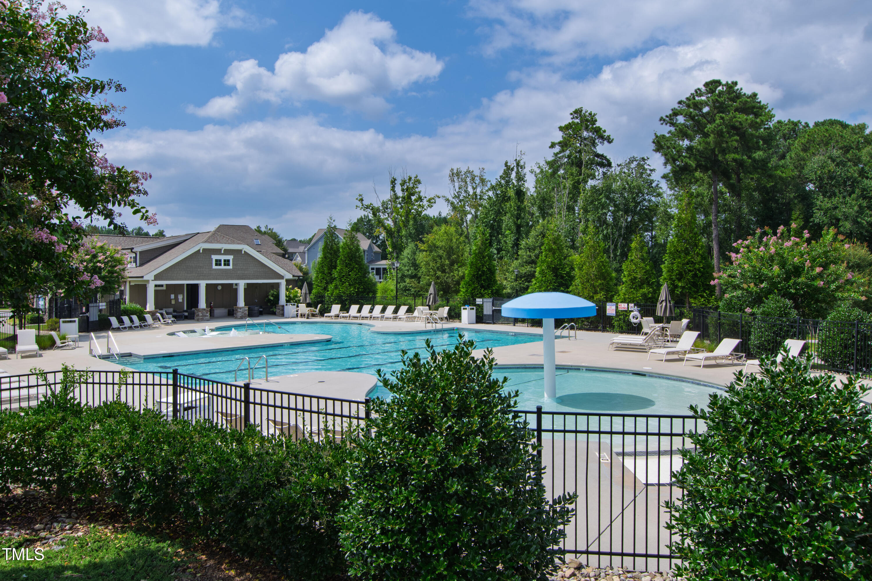 713 Brownwich Street Wake Forest, NC 27587 - Photo 77 of 78 a view of a house with a yard and sitting area