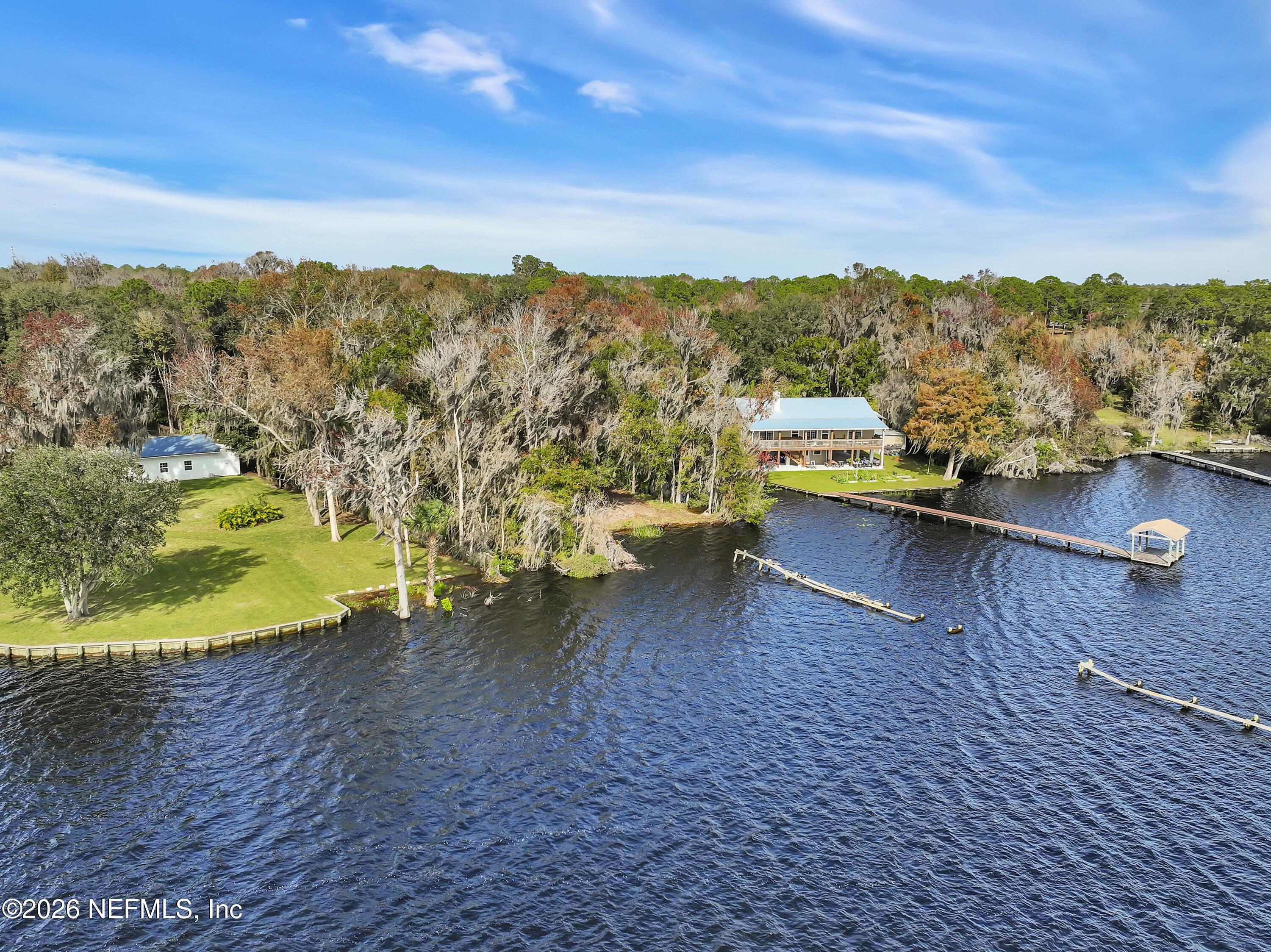 8515 Florence Cove Road St. Augustine, FL 32092 - Photo 22 of 25 Rear Aerial