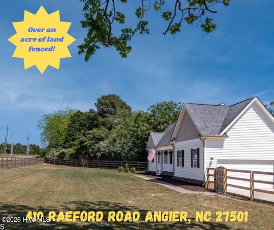 $412,000 | 410 Raeford Road, Angier, NC 27501